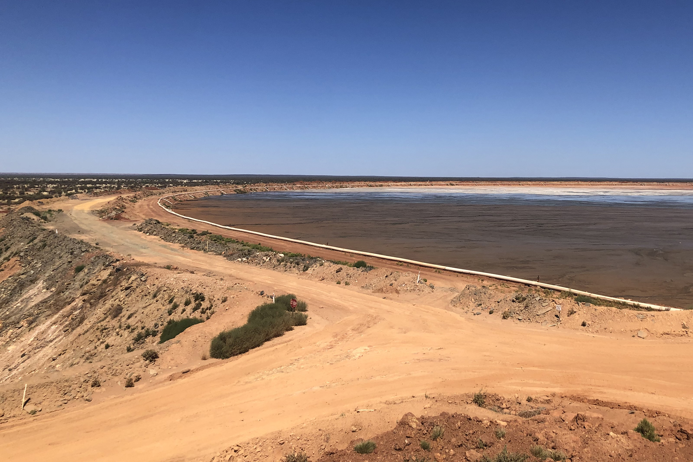 mine access road