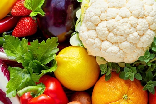 Grönsaker, bär och frukt