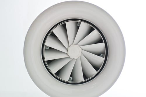 Bilden illustrerar en ventilationsfläkt.