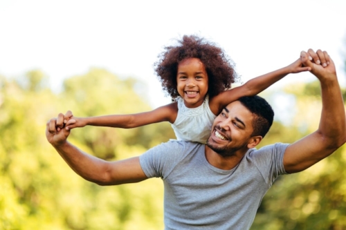 Kiwa - Father and child playing together
