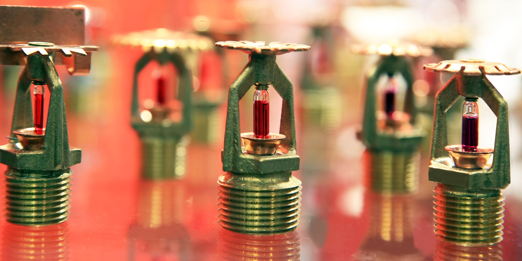 Sprinkler aan het plafond