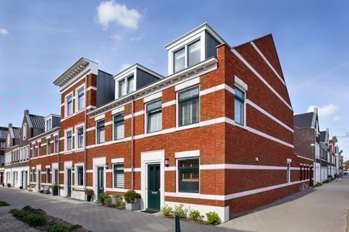 Huizen in nieuwe woonwijk