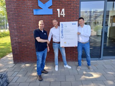 Nodi WDTM gecertificeerd door Kiwa